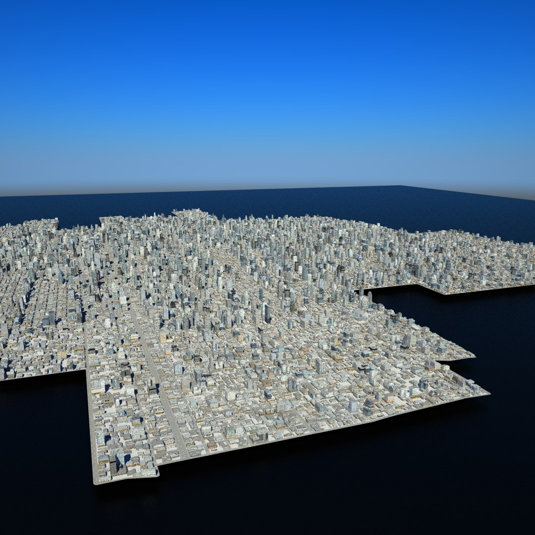 3dsmax Cityscape Scene City Streets