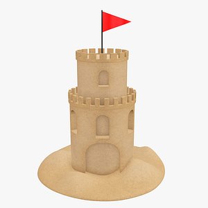 castle sand 3D model