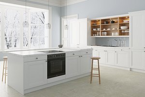 interior scene kitchen 3D