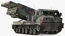 US Multiple Rocket Launcher M270 MLRS Camo