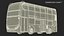 3D model Double Decker City Bus Enviro400 Simple Interior
