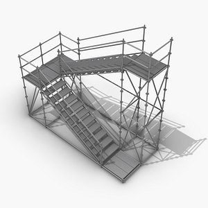 stair scaffold tower - 3D