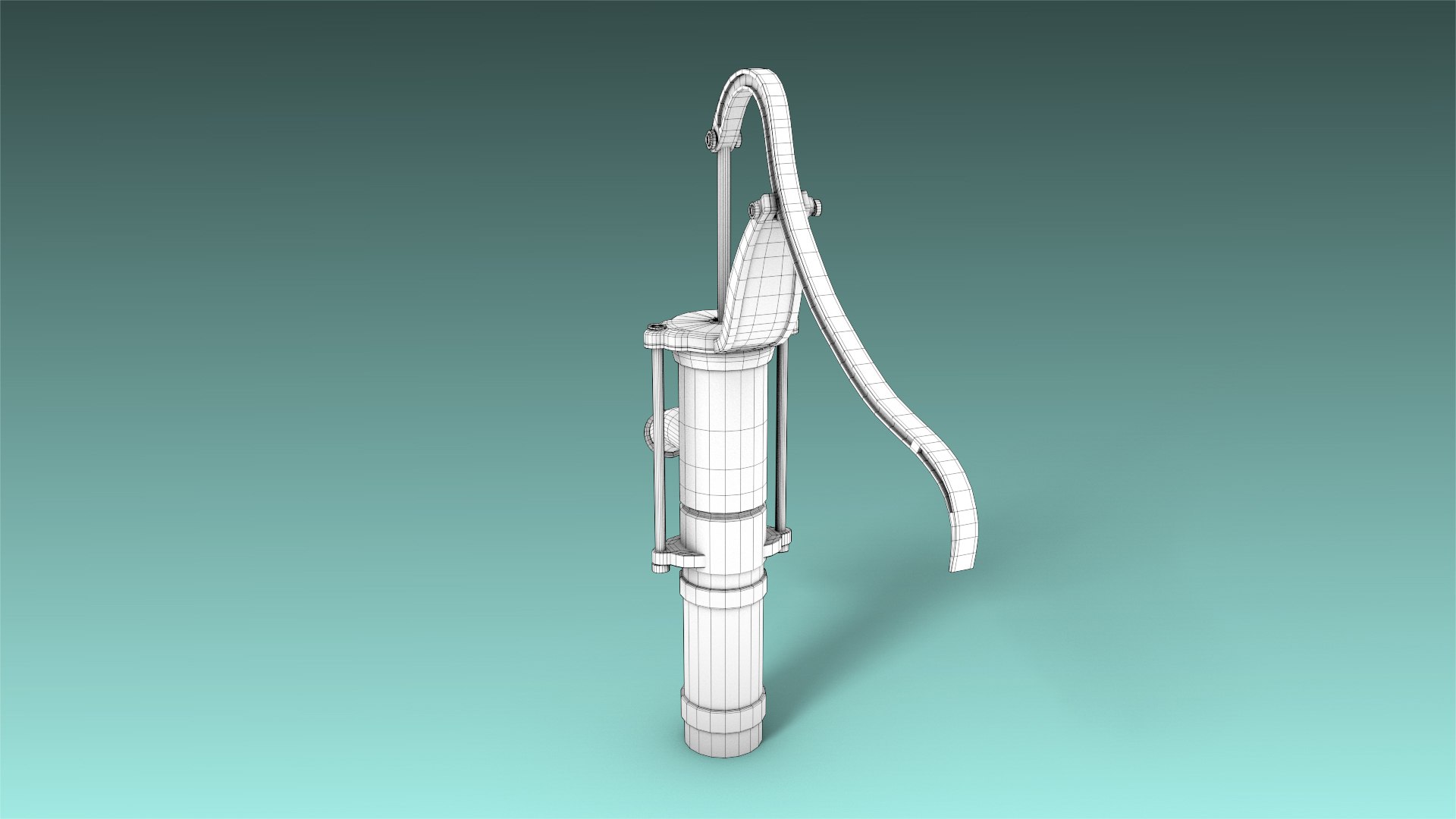 3D Low-poly Hand Water Pump Model - TurboSquid 1633951