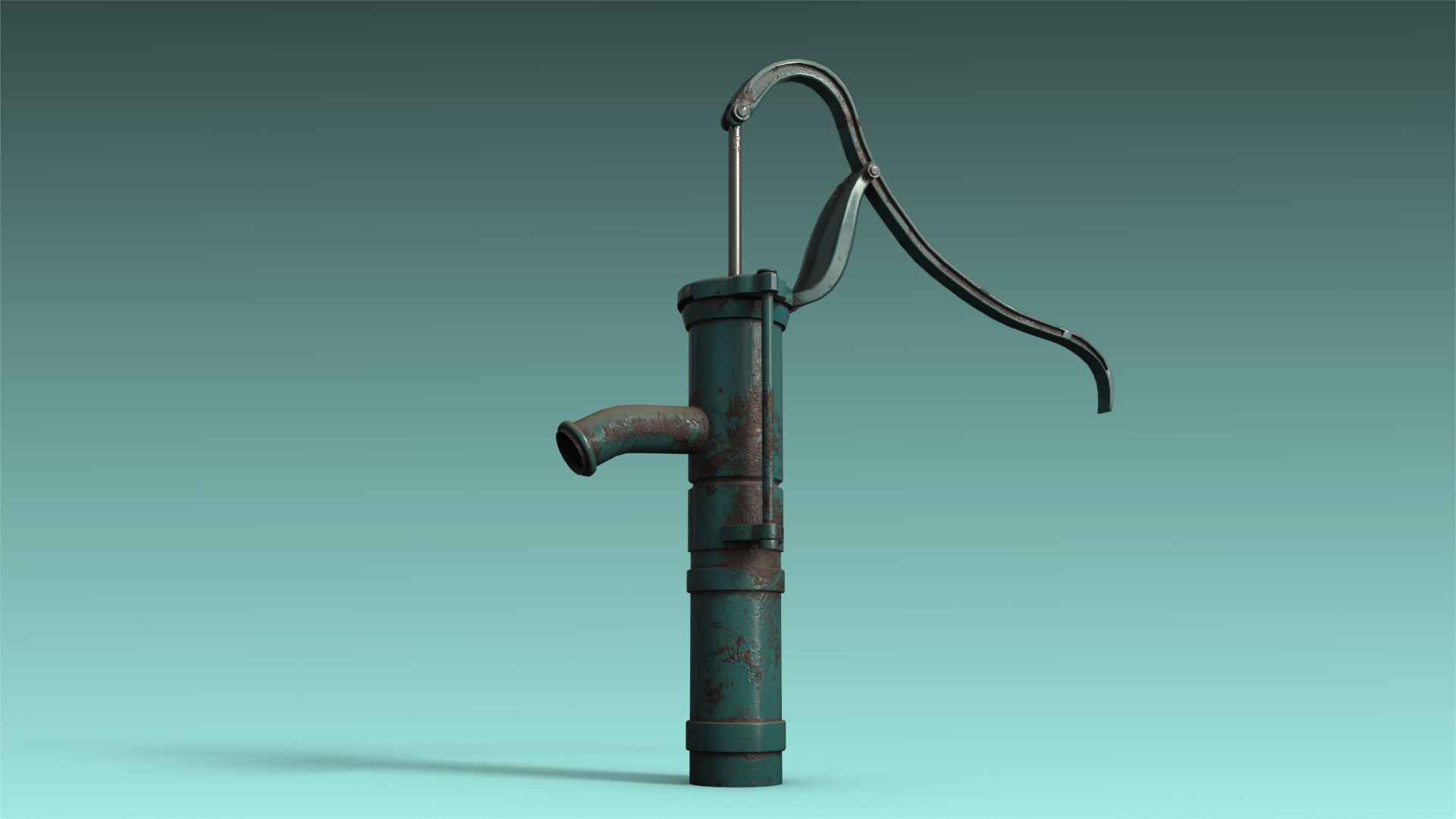 3D Low-poly Hand Water Pump Model - TurboSquid 1633951