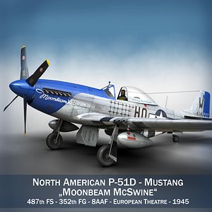 North American P-51D Mustang - Moonbeam McSwine