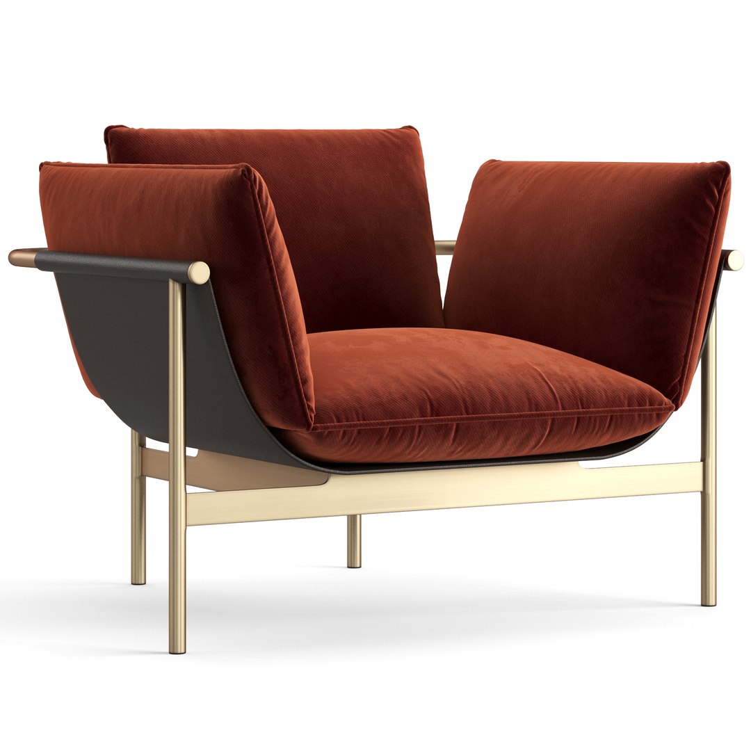 Fendi Casa Totu Armchair 3D Model - TurboSquid 2066512