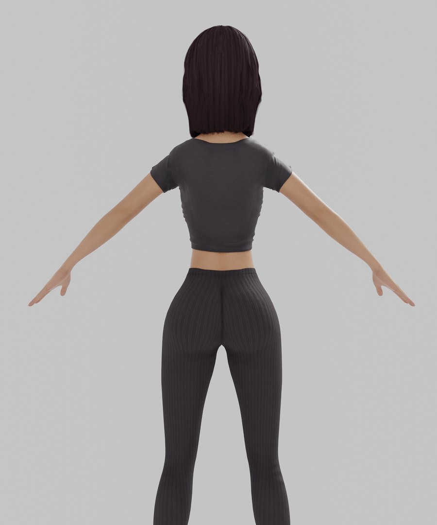 Low Poly Rigged Woman Character 3D Model - TurboSquid 1978789
