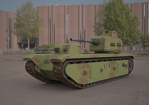 3D FCM F1 TANK 3d model