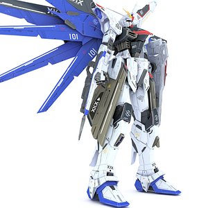 3D model Mecha Seed Destiny Strike Freedom  Model Kit