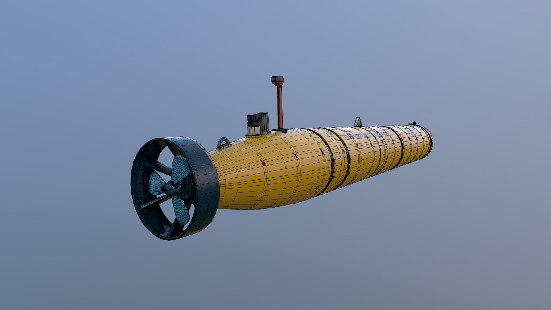 Bluefin-21 torpedo 3D - TurboSquid 1584143