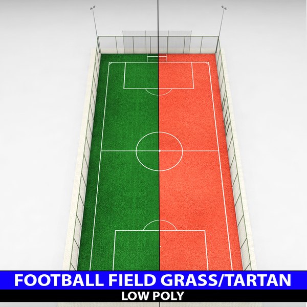 3d football soccer stadium field