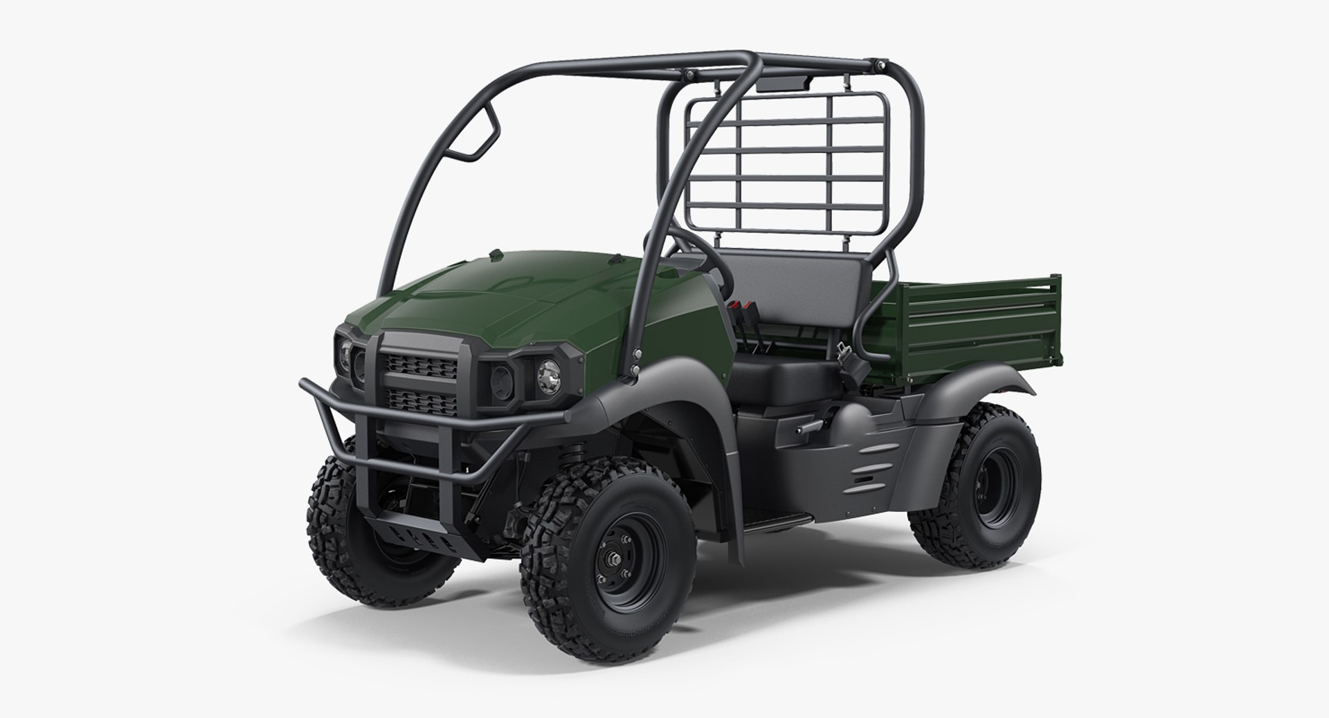 4x4 ATV Rigged 3D Model preview
