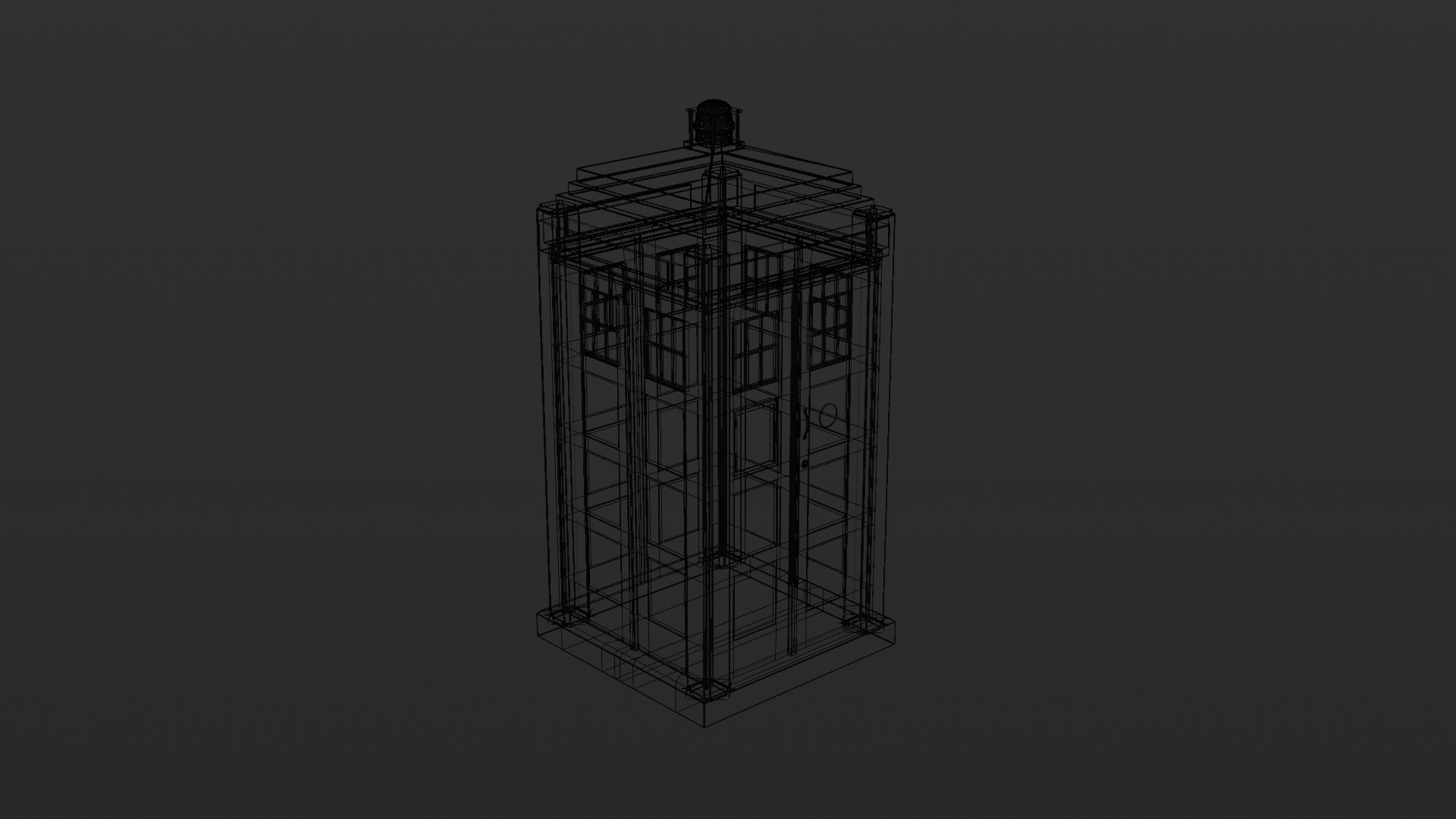 Metropolitan Police Box 3D Model - TurboSquid 2386384