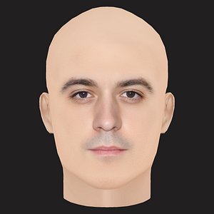 Low Poly G-Eazy Rapper Head