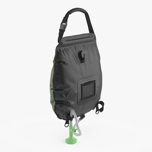 Portable Camping Water Bag with Tube Green model