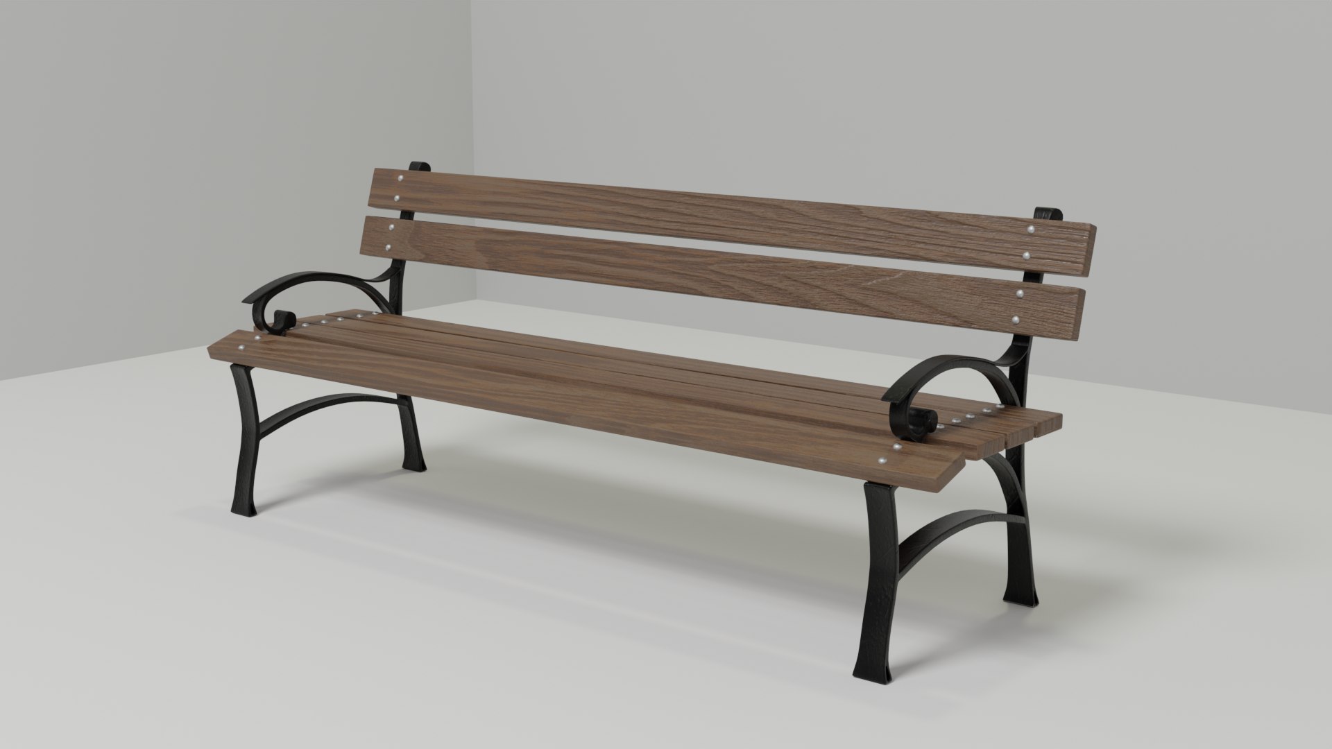 Simple Realistic Park Bench 3D model - TurboSquid 1757118