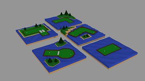 mini golf 3D model