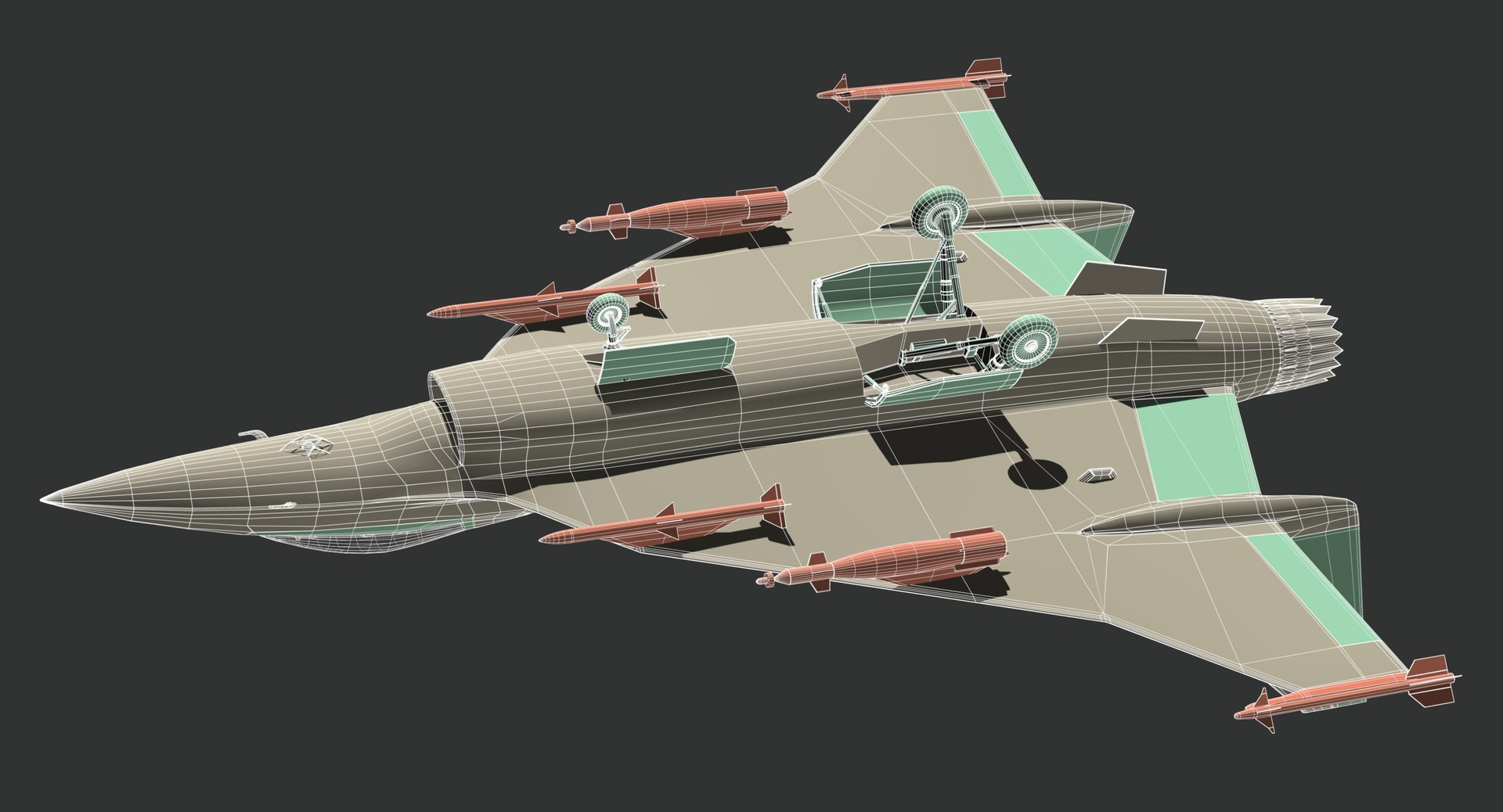 3D F36 King Snake AF - TurboSquid 1718179