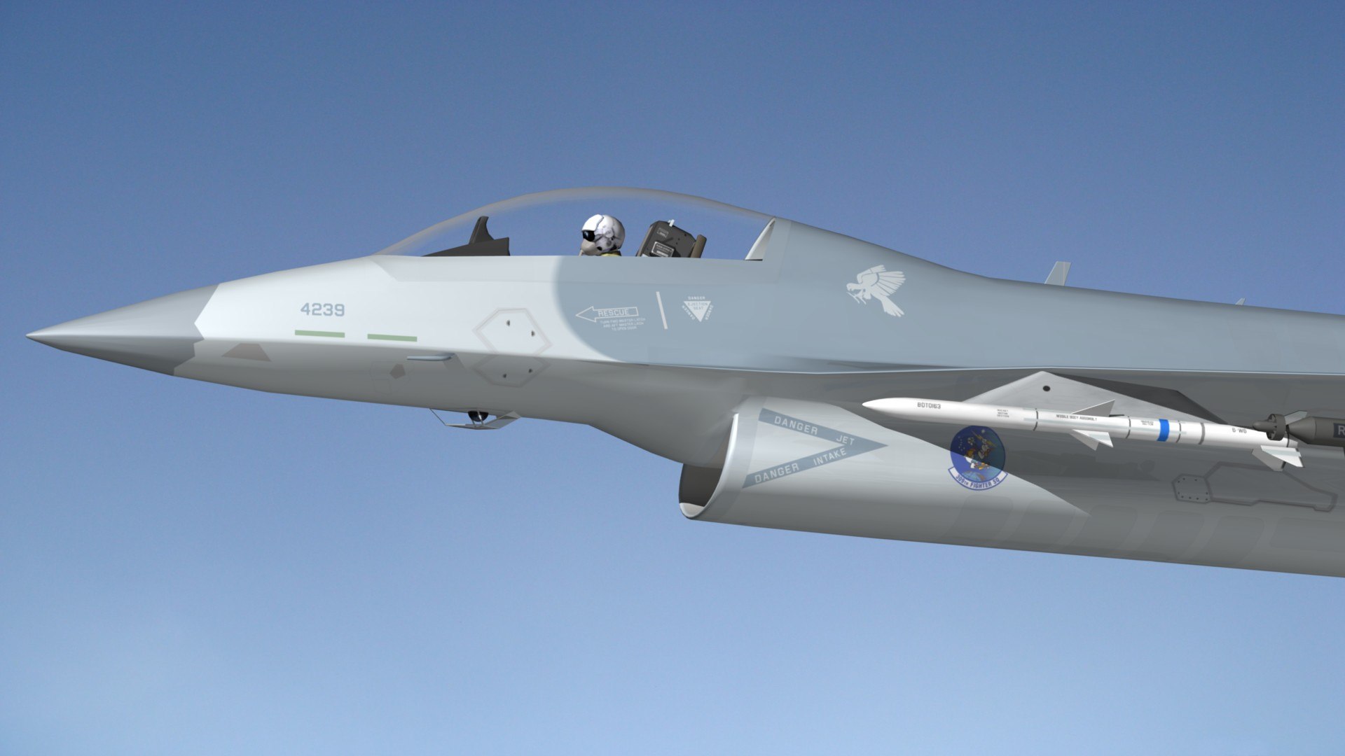 3D F36 King Snake AF - TurboSquid 1718179