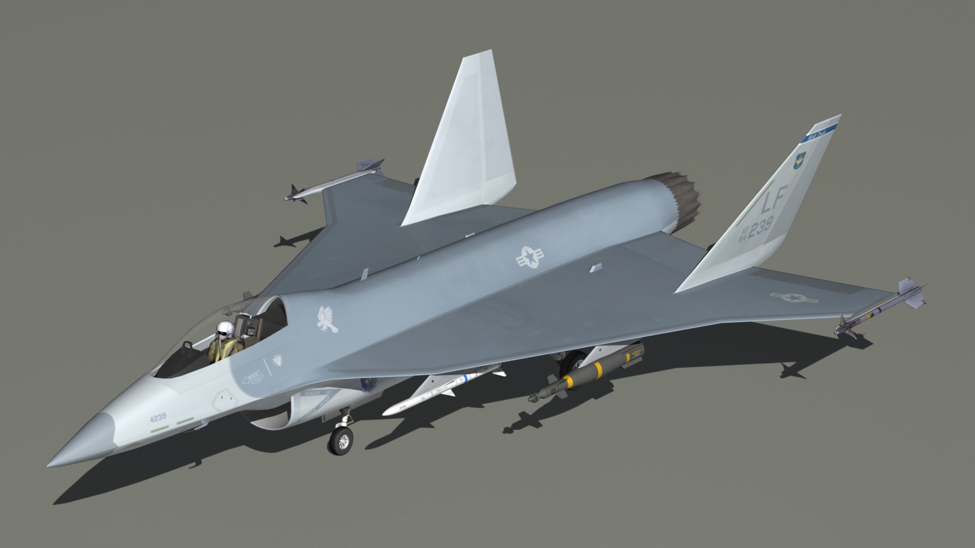 3D F36 King Snake AF - TurboSquid 1718179