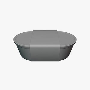 Basic Food Container - Geometry Only No Textures No Materials