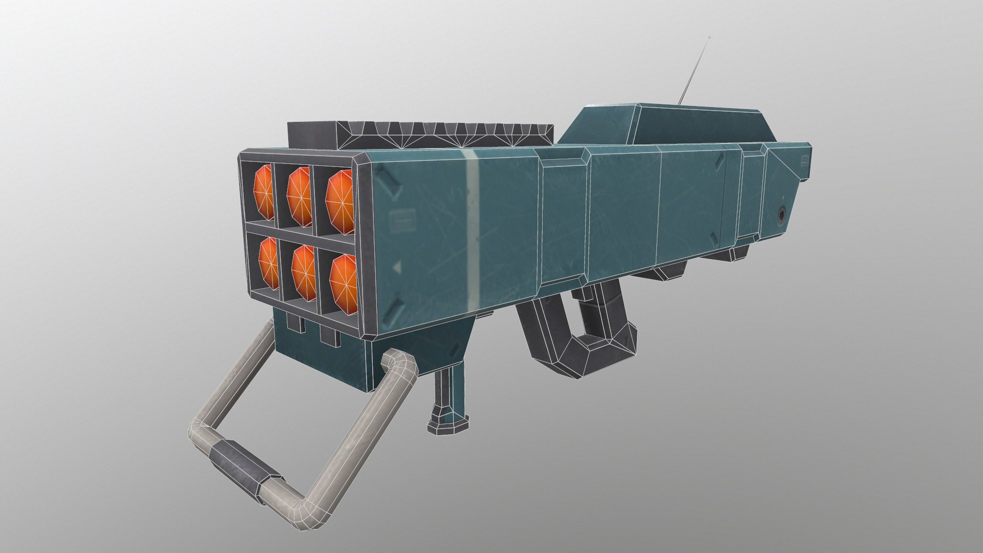 3D Lock On Missile Launcher Level 1 TurboSquid 2185659