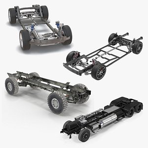 vehicle chassis 3D model