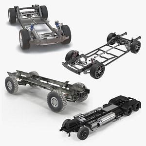 Vehicle Chassis 3D Models Collection