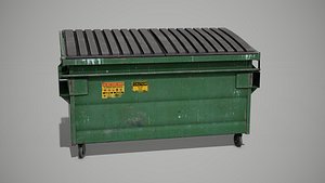 dumpster container industrial 3D model