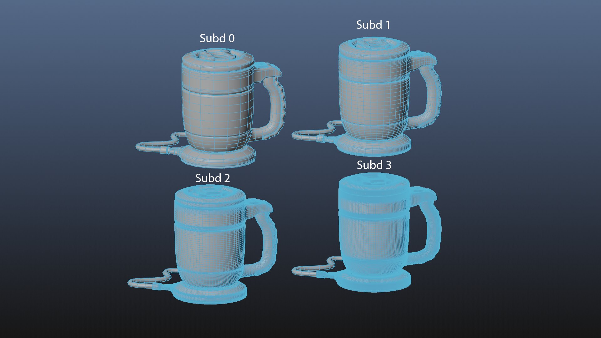 Electric thermal mug 3D model https://p.turbosquid.com/ts-thumb/kw/YnePfm/R0/subdlevels/png/1724602181/1920x1080/fit_q87/0394babbefa3cdf80996f31ff0bb5622d5a31d7c/subdlevels.jpg