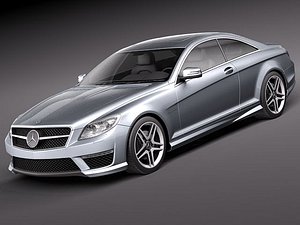mercedes cl 63 amg 3d model