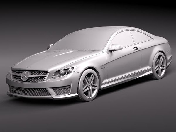 mercedes cl 63 amg 3d model