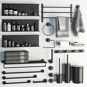 Bathroom Accessories 15 3D model