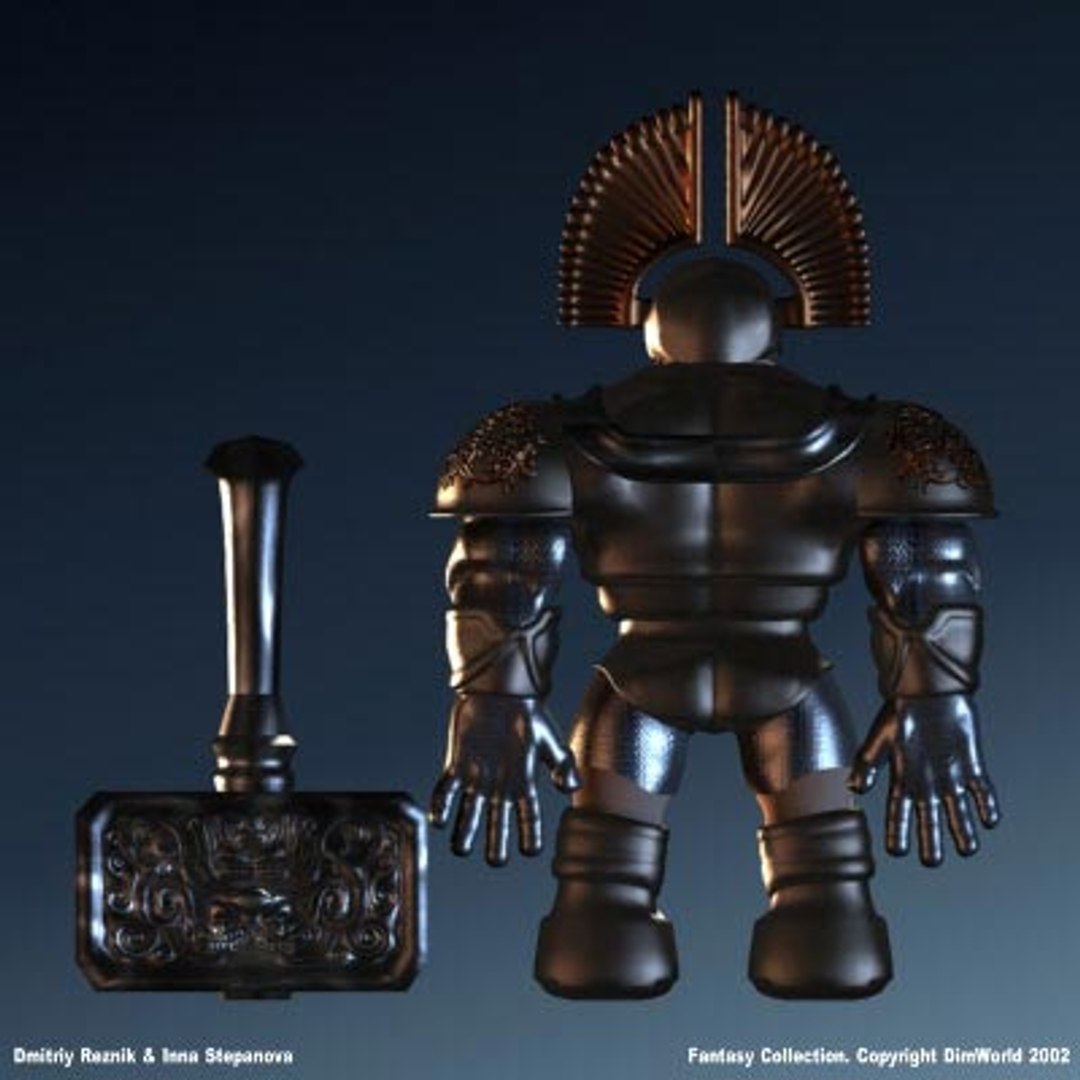 3d Max Fantasy Character Dwarf