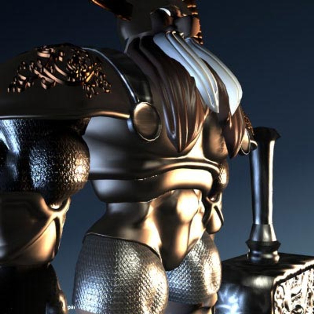 3d Max Fantasy Character Dwarf