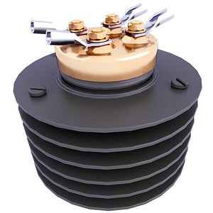 capacitor electrical 3D model