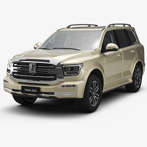 3D 2025 GWM Tank 500 HEV with Interior