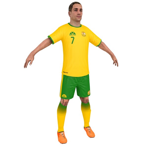 soccer player 2018 3D model