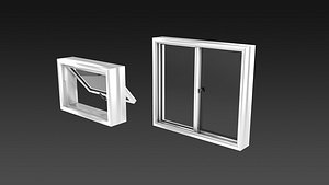 casement window 3D model