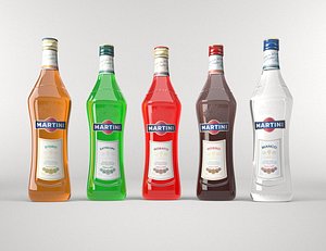 3ds max martini bottle