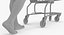 Arnold Casual Summer Walking Pose 02 With Shopping Cart 3D model