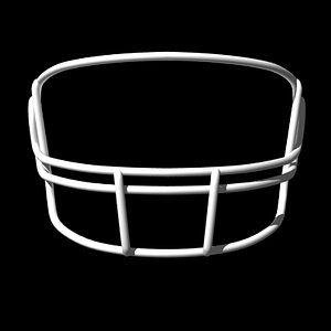 facemasks football helmet 3d model
