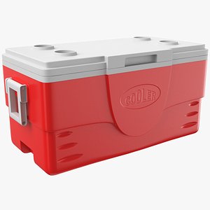 3D Red Ice Box