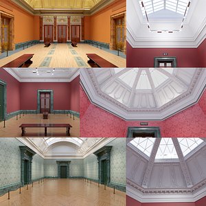 3D London National Gallery - Interior - Pack