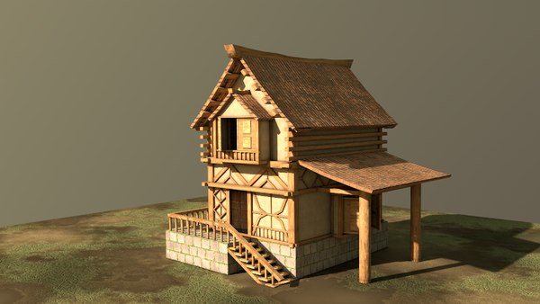 Casa Medieval 01 Modelo 3D - TurboSquid 919960