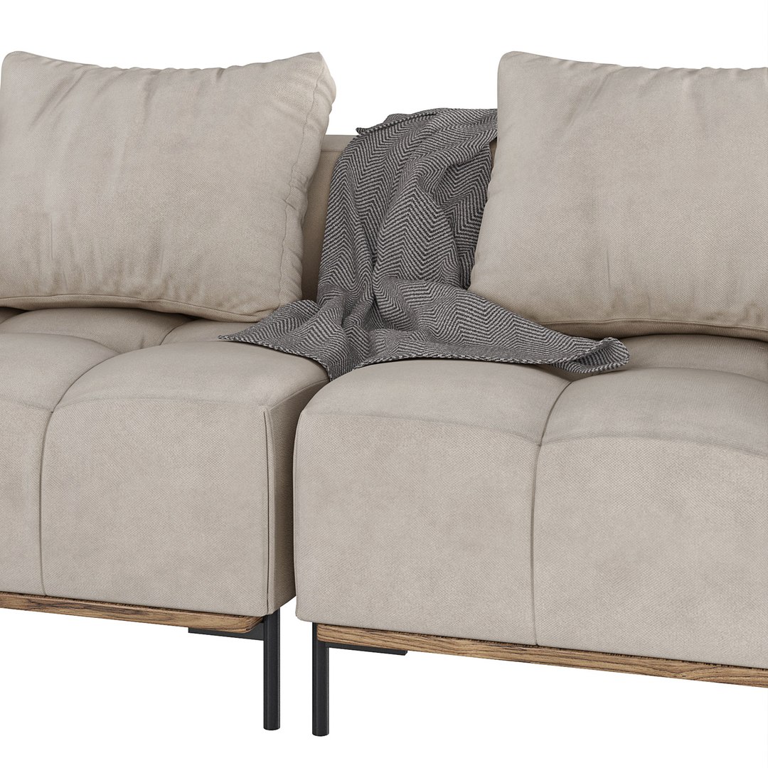 Nivala Modular Sofa By Acanva 3D Model - TurboSquid 1994301