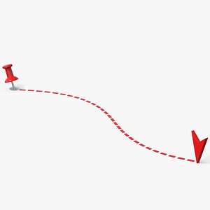 Map Pin Location Route 3D