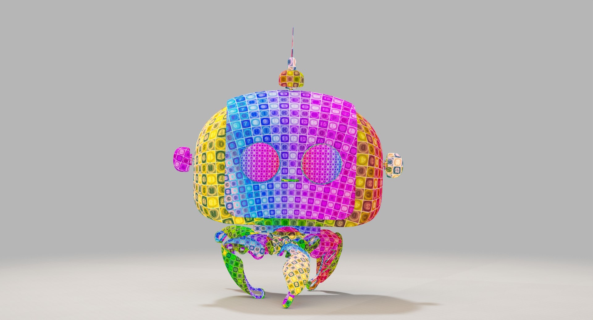 Cute Robot 3D model https://p.turbosquid.com/ts-thumb/kx/1cV45U/Vc/00435_cute_robot_surface_v009_05_checker.0001/jpg/1662106918/1920x1080/fit_q87/a5963a987a0aae1687c914d7265779c80072819b/00435_cute_robot_surface_v009_05_checker.0001.jpg