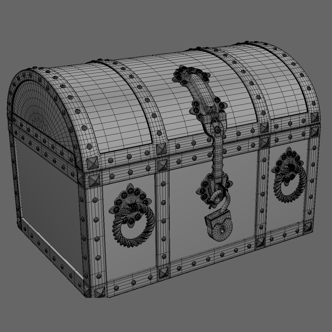 treasure chest 3d model