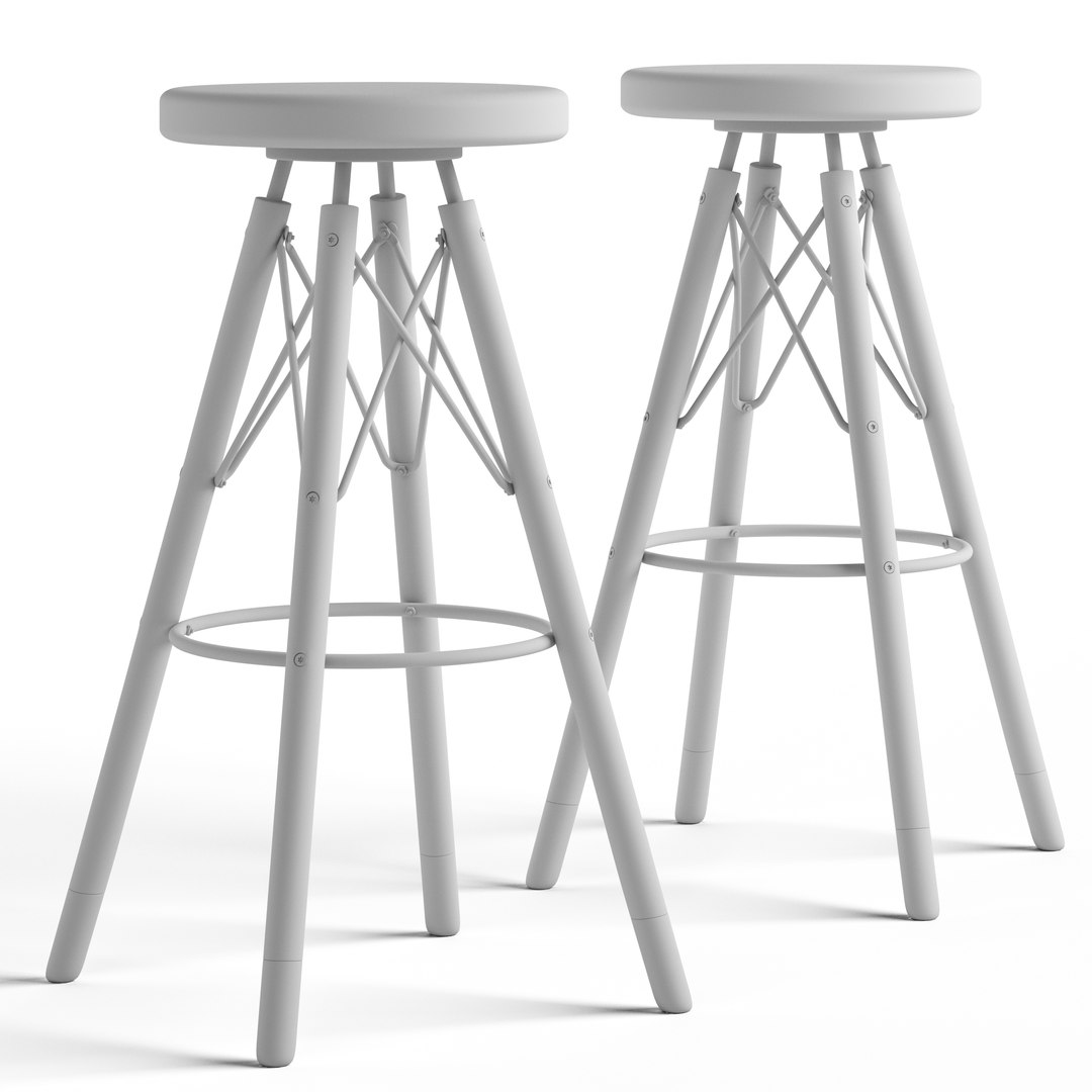 3D Cult Living Moda Bar Stool model - TurboSquid 2173516